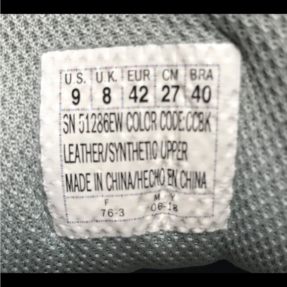 EUC Skechers Stamina Cutback Men's Sneakers Black Gray Leather Mesh Size 9EW - Picture 14 of 16